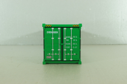 40' dry goods sea container EVERGREEN, green, 91027A, Diecast Masters 1:50