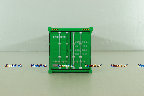 40' dry goods sea container EVERGREEN, green, 91027A, Diecast Masters 1:50