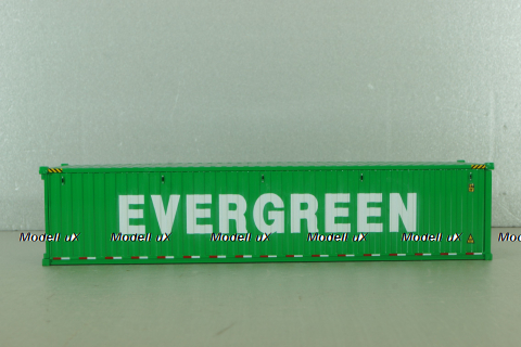 40' dry goods sea container EVERGREEN, green, 91027A, Diecast Masters 1:50