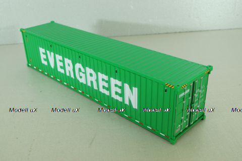 40' dry goods sea container EVERGREEN, green, 91027A, Diecast Masters 1:50