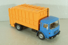 Saviem SM 10 garbage truck 1975, blue/orange, Altaya 1:43 