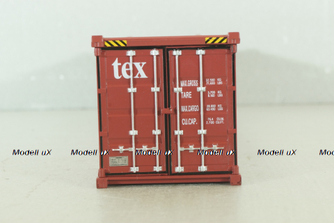 40' dry goods sea container, dark red, 91027A, Diecast Masters 1:50