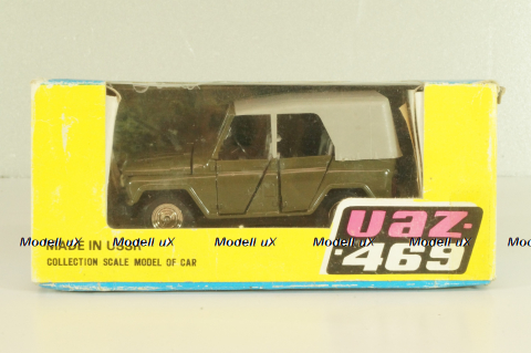 Уаз-469 4х4, А34, хаки, Тантал/Радон 1:43