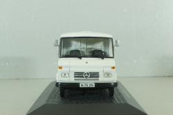 Mercedes L406D delivery bus "Grundig" 1972, white, Atlas 1:43