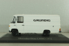 Mercedes L406D delivery bus "Grundig" 1972, white, Atlas 1:43