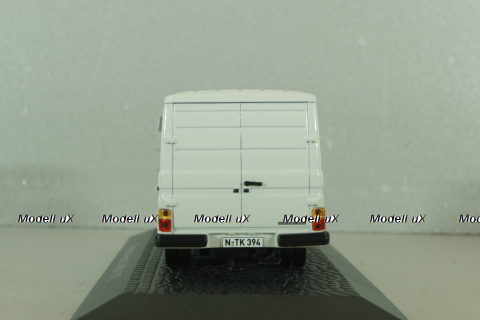 Mercedes L406D delivery bus "Grundig" 1972, white, Atlas 1:43