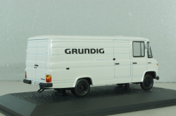 Mercedes L406D delivery bus "Grundig" 1972, white, Atlas 1:43