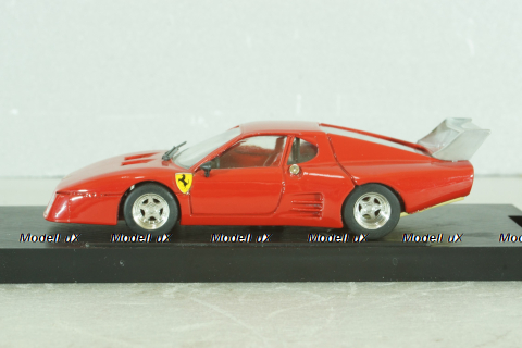 Ferrari 512BB, Prototype Le Mans 1980, red, R210, Brumm 1:43