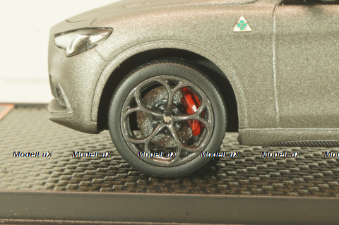 Alfa Romeo Stelvio Quadrifoglio Nring, dark matt grey, l.e 108pcs, BBRC200NR, BBR 1:43