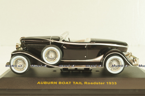 Auburn Boat Tail Roadster 1933, black, MUS037, IXO Museum 1:43