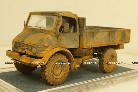 Mercedes Unimog U426 Армия Аргентины камуфляж со следами эксплуатации, KV мастерская 1:43