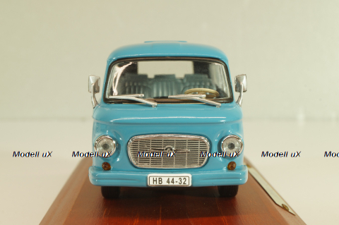 Barkas B1000 bus 1961, blue, 7130106, DDR-Auto Kollektion #6, Atlas 1:43