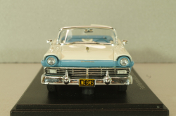 Ford Fairlane 500 Vonvertible 1957, blue/white, 46045, Neo 1:43