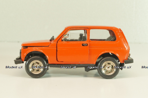 Ваз-2121 Лада Нива, март 1995г., красная, Тантал/Радон 1:43