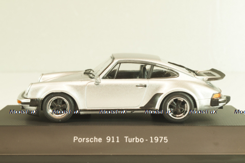 Porsche 911(930) Turbo 1975, silver, 7114005, Atlas Porsche Collection, 1:43