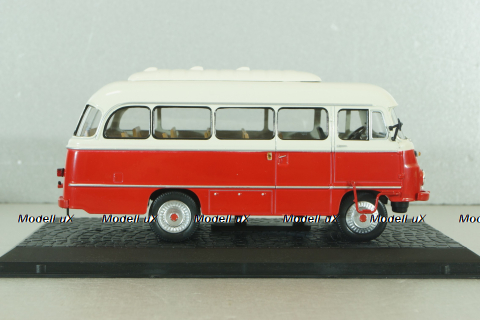 Robur LO 3000 FR 2-M/B 21 1973, red/beige, Atlas 1:43