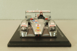 Audi R8 "Last race" #2, winner Lime Rock Park ALMS 2006, silver, S0677, Spark 1:43