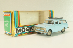 Москвич-427 с багажником, октябрь 1991г., голубой, Тантал/Радон 1:43