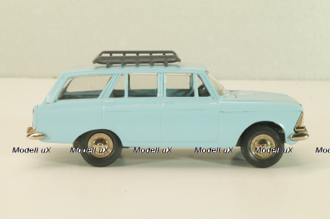 Москвич-427 с багажником, октябрь 1991г., голубой, Тантал/Радон 1:43