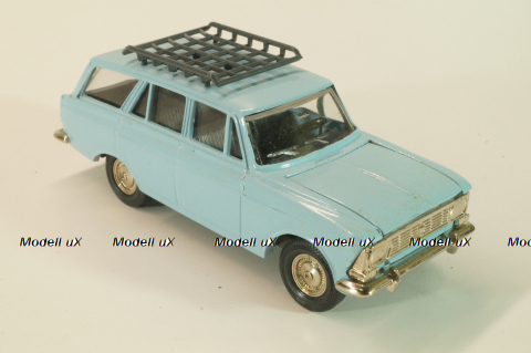 Москвич-427 с багажником, октябрь 1991г., голубой, Тантал/Радон 1:43