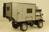 Mercedes Unimog 4х4 Кемпинг серый, KV мастерская 1:43