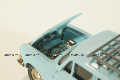 Москвич-427 с багажником, октябрь 1991г., голубой, Тантал/Радон 1:43