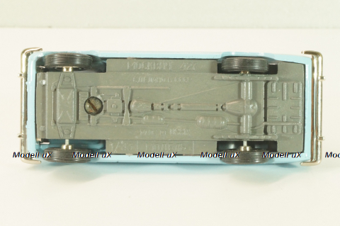 Москвич-427 с багажником, октябрь 1991г., голубой, Тантал/Радон 1:43