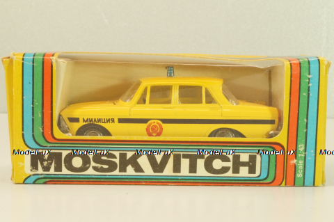 Москвич-412 А8, Милиция, ГАИ,  апрель 82г., Тантал/Радон 1:43