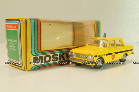 Москвич-412 А8, Милиция, ГАИ,  апрель 82г., Тантал/Радон 1:43