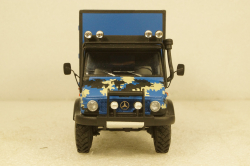 Merсedes Unimog 4х4 Кемпинг синий, KV мастерская 1:43