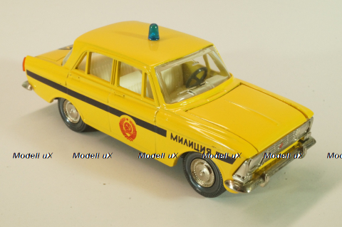 Москвич-412 А8, Милиция, ГАИ,  апрель 82г., Тантал/Радон 1:43