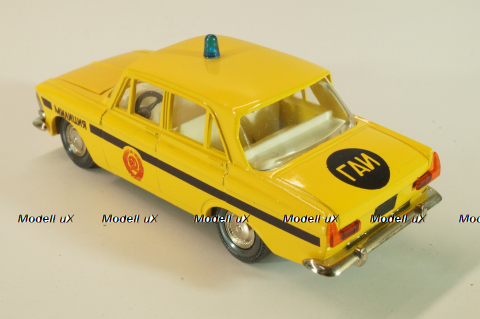 Москвич-412 А8, Милиция, ГАИ,  апрель 82г., Тантал/Радон 1:43