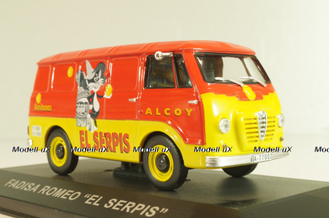 Alfa Romeo Fadisa "El Serpis", red/yellow, Altaya 1:43