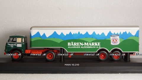 Man 10.210 Koffersattelzug "Baren-Marke", Schuco 1:43
