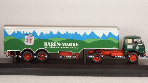 Man 10.210 Koffersattelzug "Baren-Marke", Schuco 1:43
