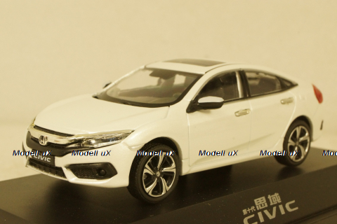 Honda Civic 10, White, Paudi 1:43