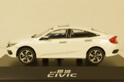 Honda Civic 10, White, Paudi 1:43