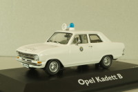 Opel Kadett B Polizei 1965, white, 02943, Schuco 1:43