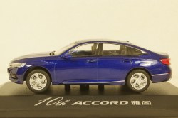 Honda Accord 10 2017, Blue, Paudi 1:43