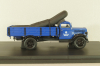 Opel Blitz S 3t THW, truck with boat, dark blue, 03053, Schuco 1:43