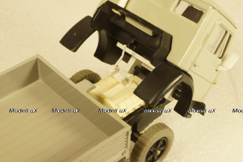 Камаз-5320 бортовой, серый, Арек 1:43