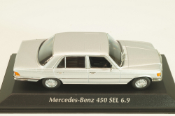 Mercedes-Benz 450 SEL 6.9 (W116) 1972, silver, 940039200, Maxichamps 1:43