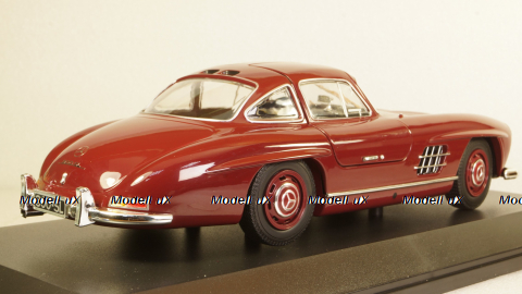 Mercedes 300 SL W198 1955 Dark Red, Minichamps 1:18