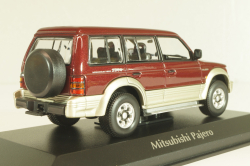Mitsubishi Pajero LWB 1991, dark red metallic, 940163470, Maxichamps 1:43