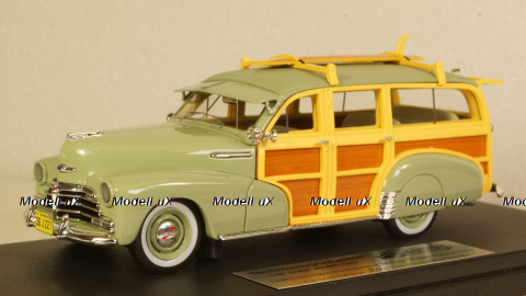 Chevrolet Fleetmaster Woodie Satin Green 1948, GC-045B, Goldvarg 1:43