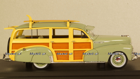 Chevrolet Fleetmaster Woodie Satin Green 1948, GC-045B, Goldvarg 1:43