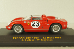 Ferrari 250 P #23 Le Mans 1963, J.Surtees/W.Mairesse, red,  LMC071, IXO 1:43