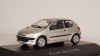 Peugeot 206 XS 1999 silver, Altaya 1:43