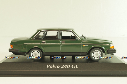 Volvo 240 GL 1986, dark green, 940171404, Maxichamps 1:43