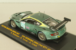 Aston Martin DBR9 #57 12H Sebring 2005 (1st GT1 classe) D.Brabham/S.Ortelli, green, GTM025, IXO 1:43